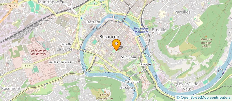 localisation de l'entreprise DGBS à BESANCON