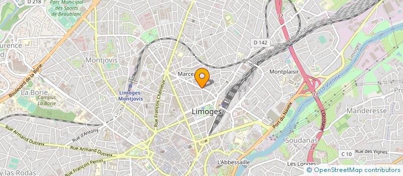 localisation de l'entreprise DGC à LIMOGES