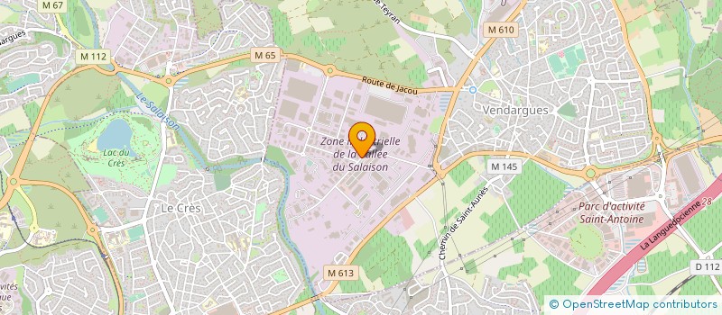localisation de l'entreprise DGC AUTO à VENDARGUES