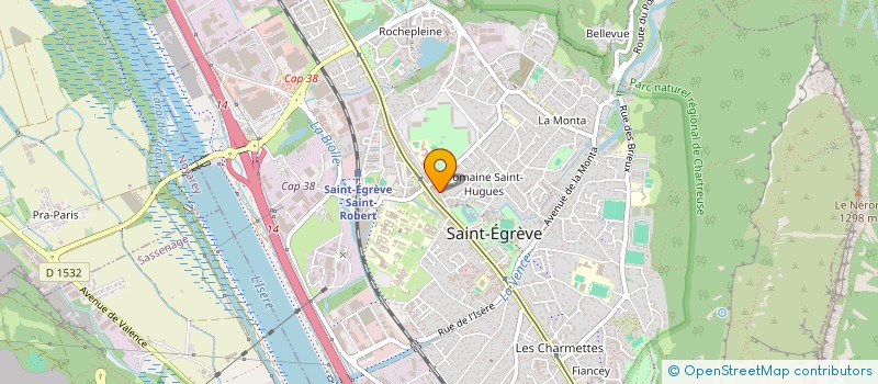 localisation de l'entreprise DGC PRESSING à SAINT-EGREVE
