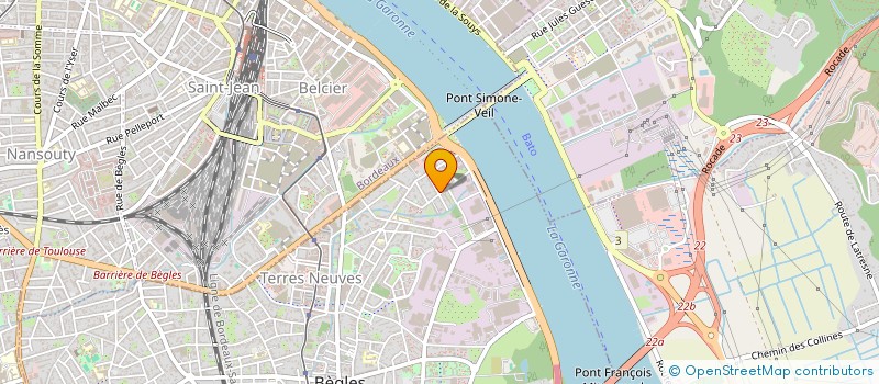 localisation de l'entreprise DGCCS EURL à BEGLES