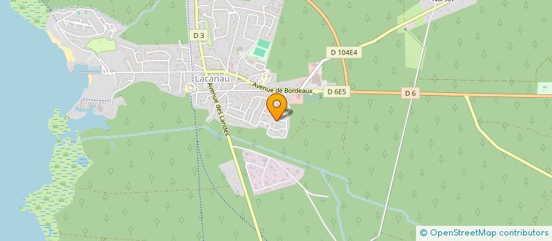 localisation de l'entreprise DGCO  LACANAU