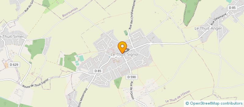 localisation de l'entreprise DGD  LE THUIT DE L'OISON