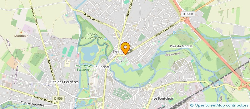 localisation de l'entreprise DGD à DEOLS