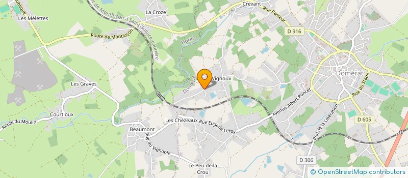 localisation de l'entreprise DGD BIM CONCEPT à DOMERAT