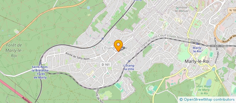 localisation de l'entreprise DGD IMMO  L'ETANG-LA-VILLE