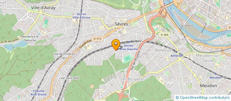 localisation de l'entreprise DGD PARTNER à SEVRES