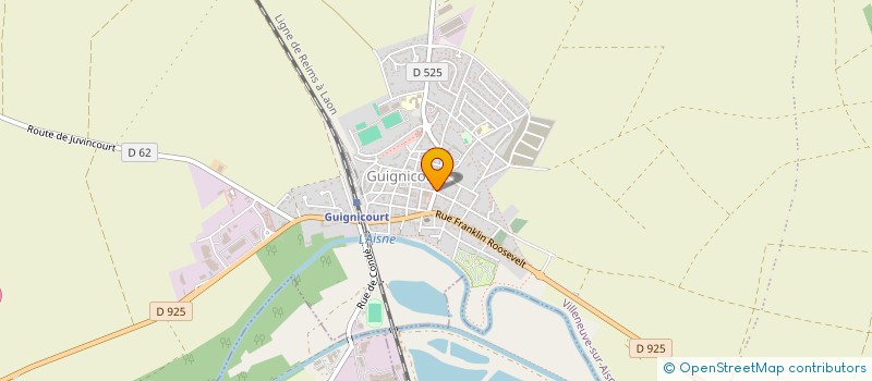 localisation de l'entreprise DGDC 1  VILLENEUVE-SUR-AISNE