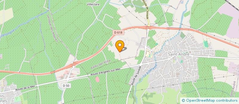 localisation de l'entreprise DGDX  PALAU-DEL-VIDRE