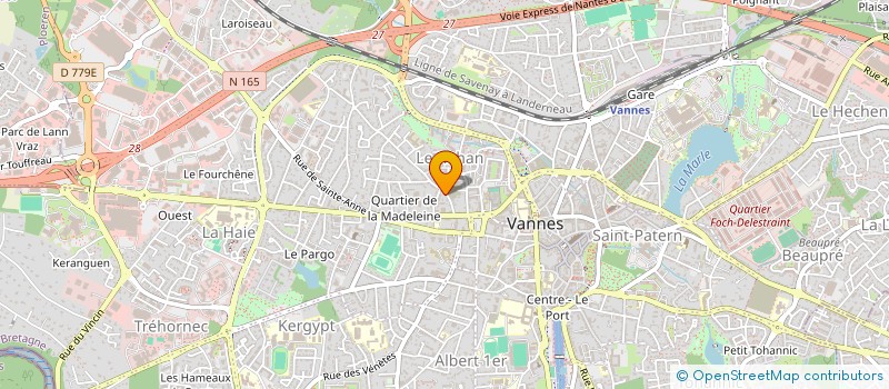 localisation de l'entreprise DGE  VANNES