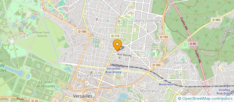 localisation de l'entreprise DGE à VERSAILLES