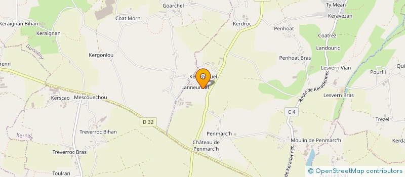 localisation de l'entreprise DGE DEVELOPPEMENT  PLABENNEC