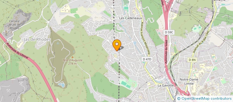 localisation de l'entreprise DGEA 13 à LES PENNES-MIRABEAU