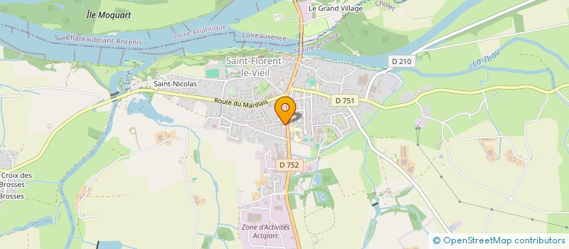 localisation de l'entreprise DGELEC à MAUGES-SUR-LOIRE