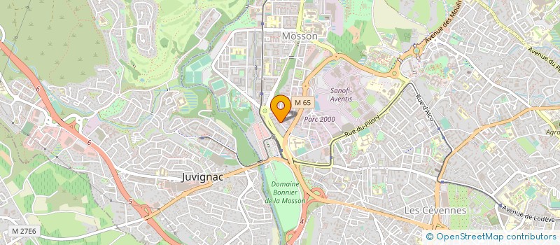 localisation de l'entreprise DGEMA SELAS DE GEOMETRES EXPERTS à MONTPELLIER