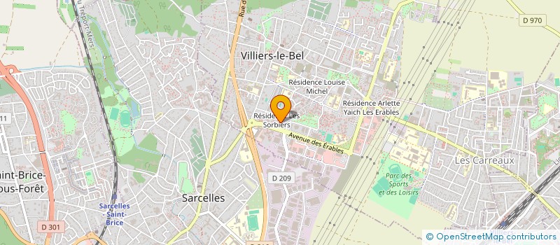 localisation de l'entreprise DGF à VILLIERS-LE-BEL