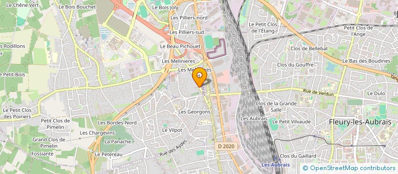 localisation de l'entreprise DGF1  SARAN