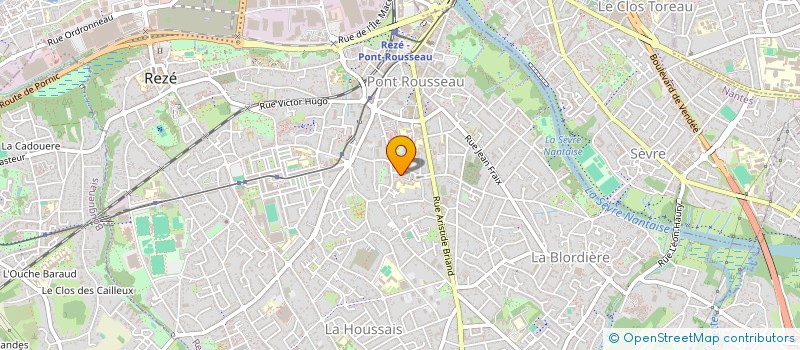 localisation de l'entreprise DGGF INVEST  REZE