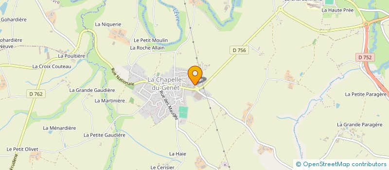 localisation de l'entreprise DGH à BEAUPREAU-EN-MAUGES