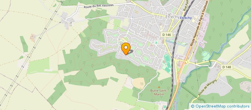 localisation de l'entreprise DGH  ETRECHY