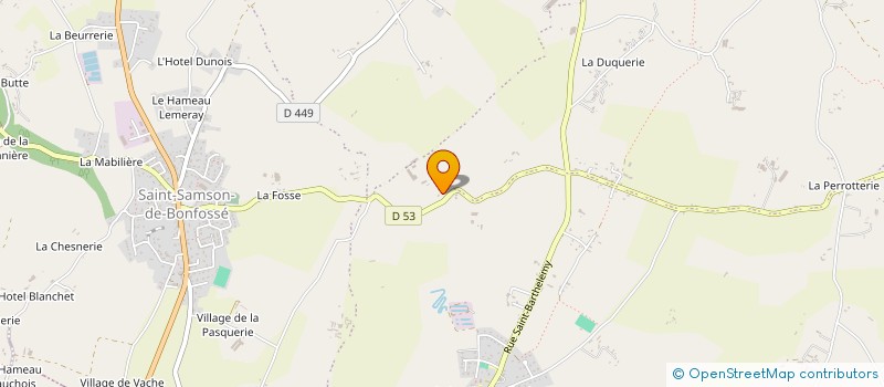 localisation de l'entreprise DGH AUDIO  BOURGVALLEES