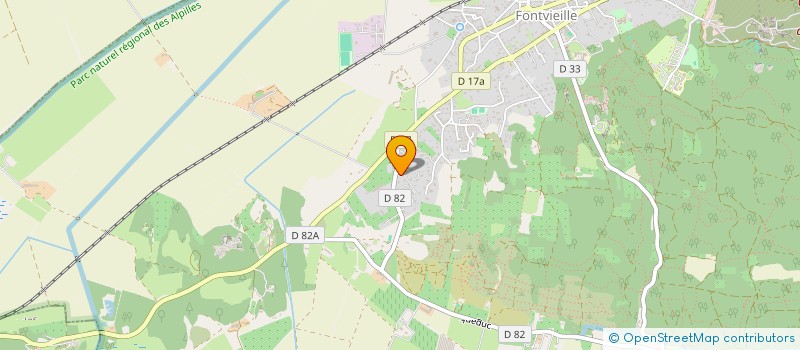 localisation de l'entreprise DGH ELEC  FONTVIEILLE