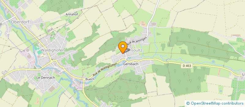 localisation de l'entreprise DGH1  WALDIGHOFEN