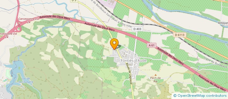 localisation de l'entreprise DGHJ IMO'TION  FONTIES-D'AUDE