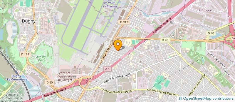 localisation de l'entreprise DGI à LE BLANC-MESNIL