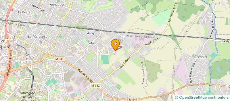 localisation de l'entreprise DGI CONSEIL à VILLENEUVE-D'ASCQ