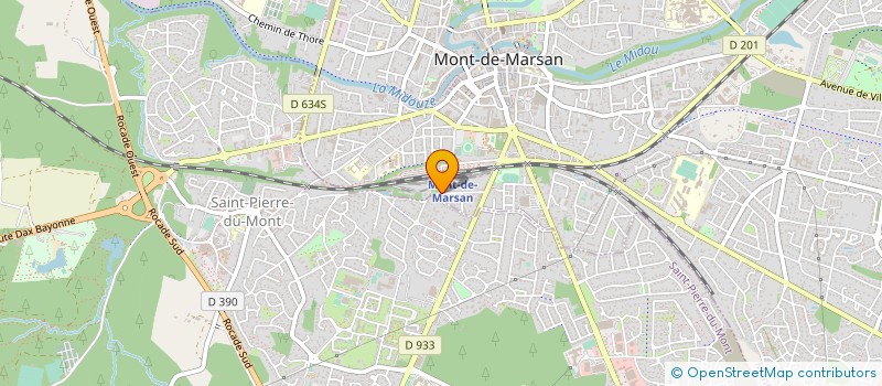 localisation de l'entreprise DGI INVEST à MONT-DE-MARSAN