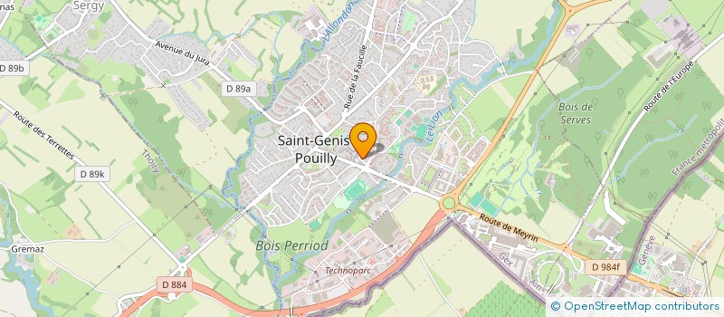 localisation de l'entreprise DGI REAL ESTATE  SAINT-GENIS-POUILLY