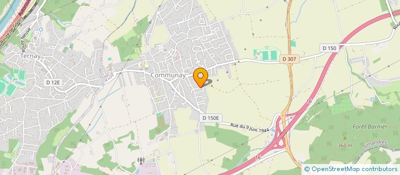 localisation de l'entreprise DGINNOV  COMMUNAY