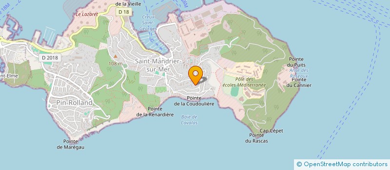 localisation de l'entreprise DGINVEST  SAINT MANDRIER SUR MER