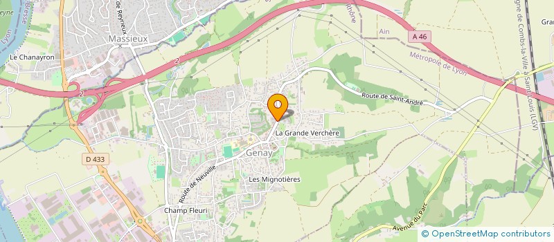 localisation de l'entreprise DGITLAB  GENAY