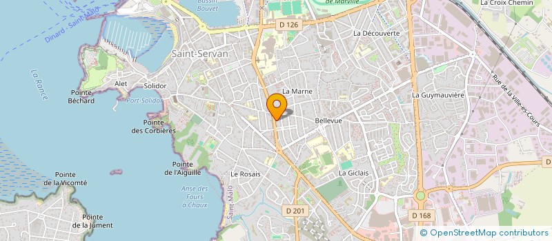 localisation de l'entreprise DGL  SAINT-MALO