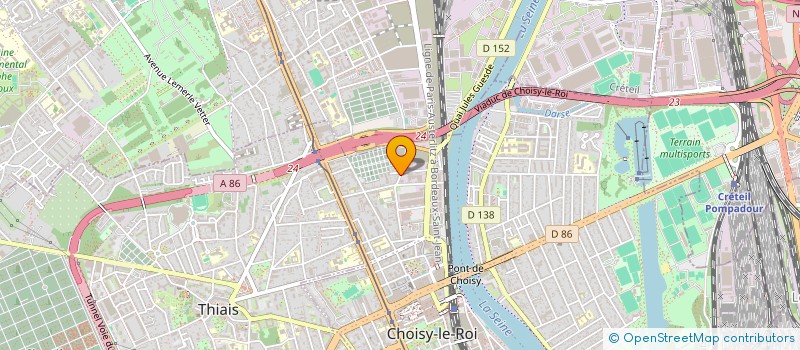 localisation de l'entreprise DGL à CHOISY-LE-ROI
