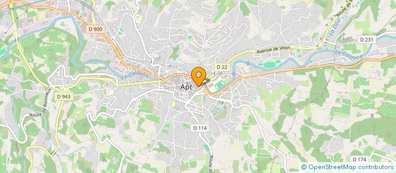 localisation de l'entreprise DGL  APT