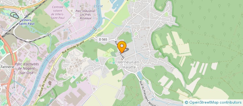 localisation de l'entreprise DGL  VERNEUIL-EN-HALATTE