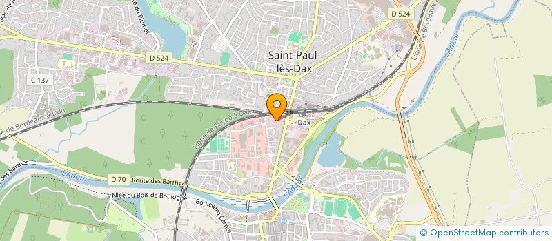 localisation de l'entreprise DGL BATIMENT  DAX