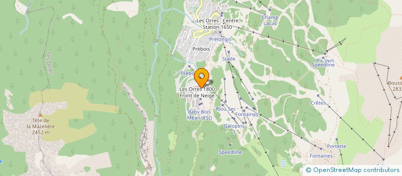 localisation de l'entreprise DGL CONCEPT  LES ORRES