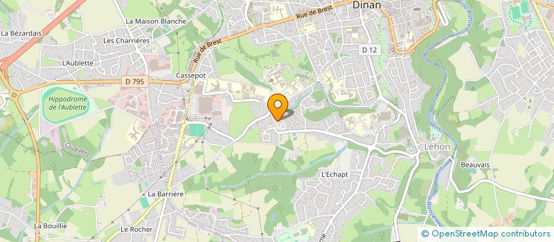 localisation de l'entreprise DGL GROUPE  DINAN