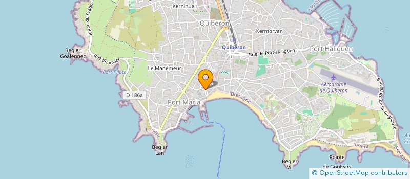 localisation de l'entreprise DGL SARL à QUIBERON