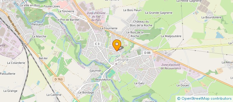 localisation de l'entreprise DGLA à SEVREMOINE