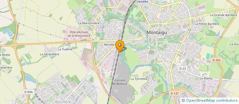 localisation de l'entreprise DGLD à MONTAIGU-VENDEE