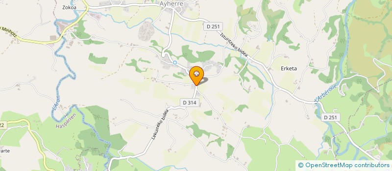 localisation de l'entreprise DGLF INDUSTRY  AYHERRE