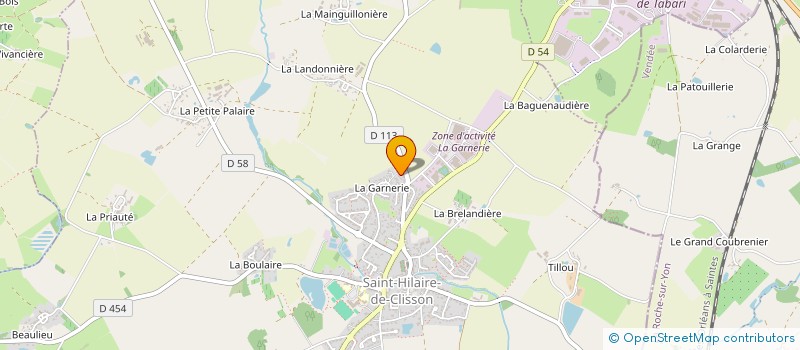 localisation de l'entreprise DGLG  SAINT-HILAIRE-DE-CLISSON