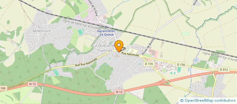 localisation de l'entreprise DGM  LA QUEUE-LES-YVELINES