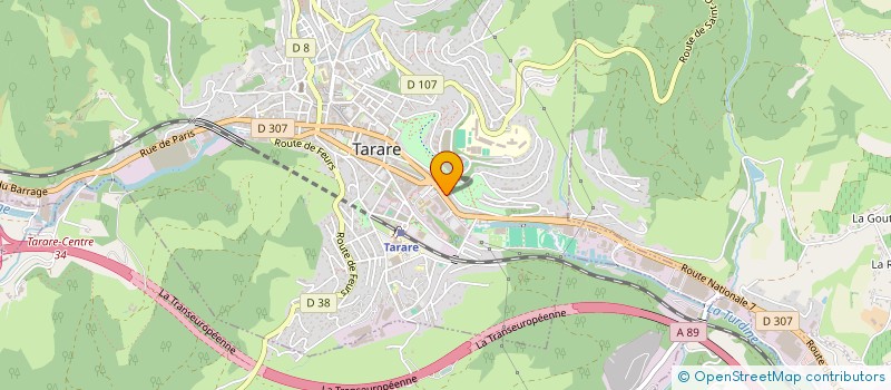 localisation de l'entreprise DGM  TARARE