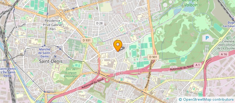 localisation de l'entreprise DGM à SAINT-DENIS